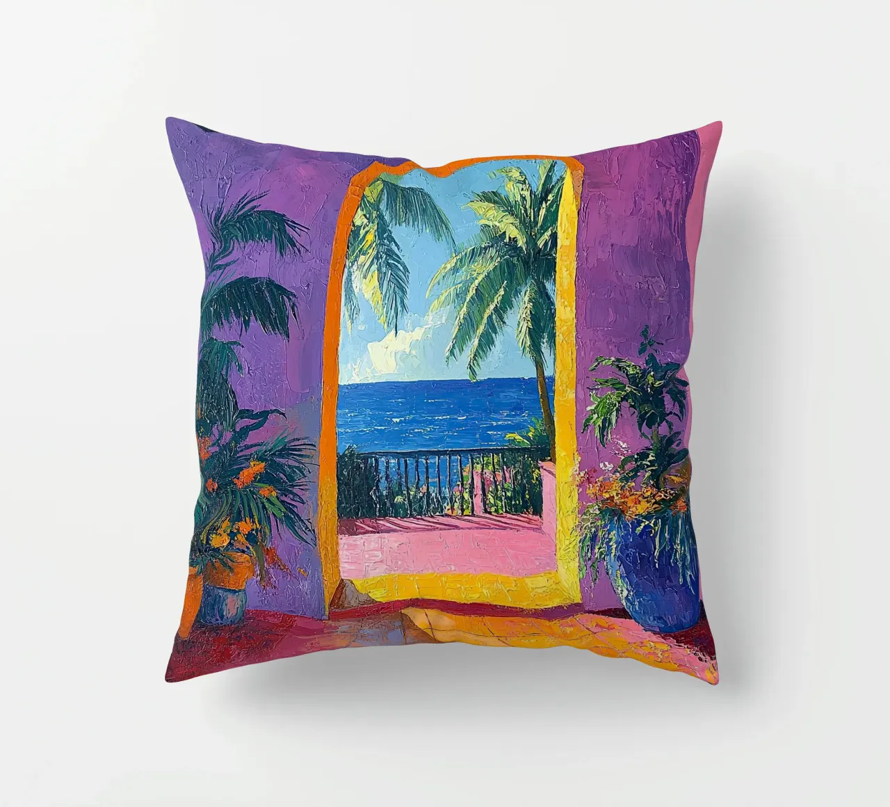 Open View Awaits cuscino da Nikis Art Studio