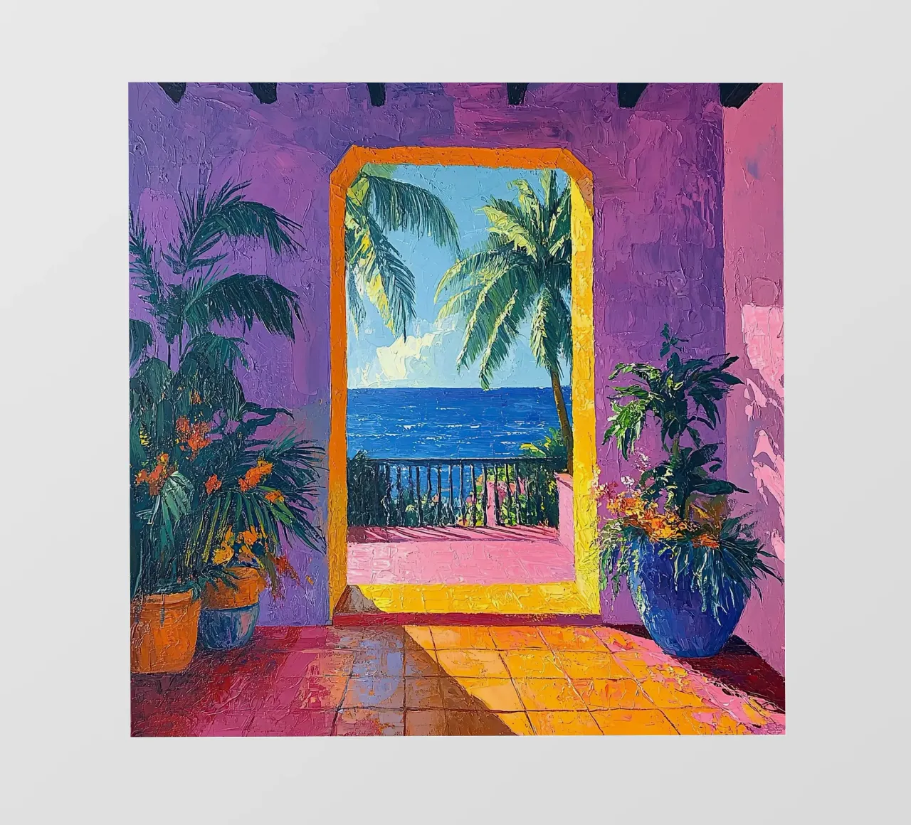 Open View Awaits telo in pvc da Nikis Art Studio