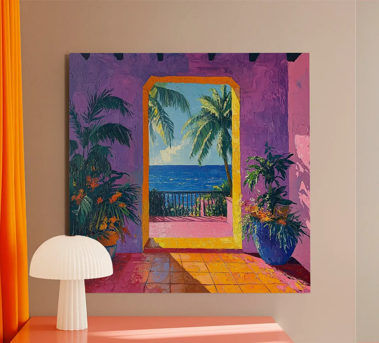 Open View Awaits alluminio dibond da Nikis Art Studio