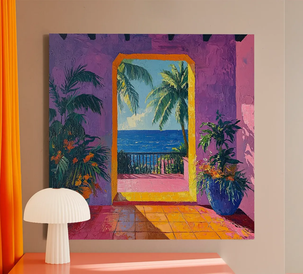 Open View Awaits tela da Nikis Art Studio