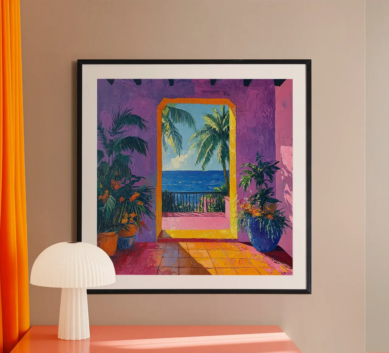 Open View Awaits poster da Nikis Art Studio