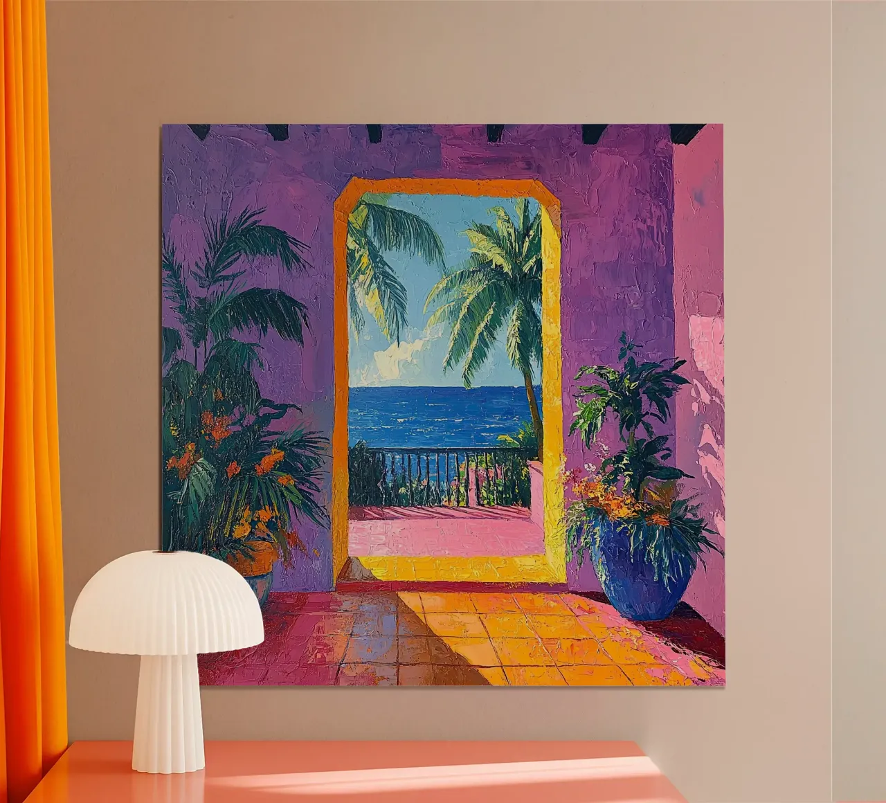 Open View Awaits poster da Nikis Art Studio