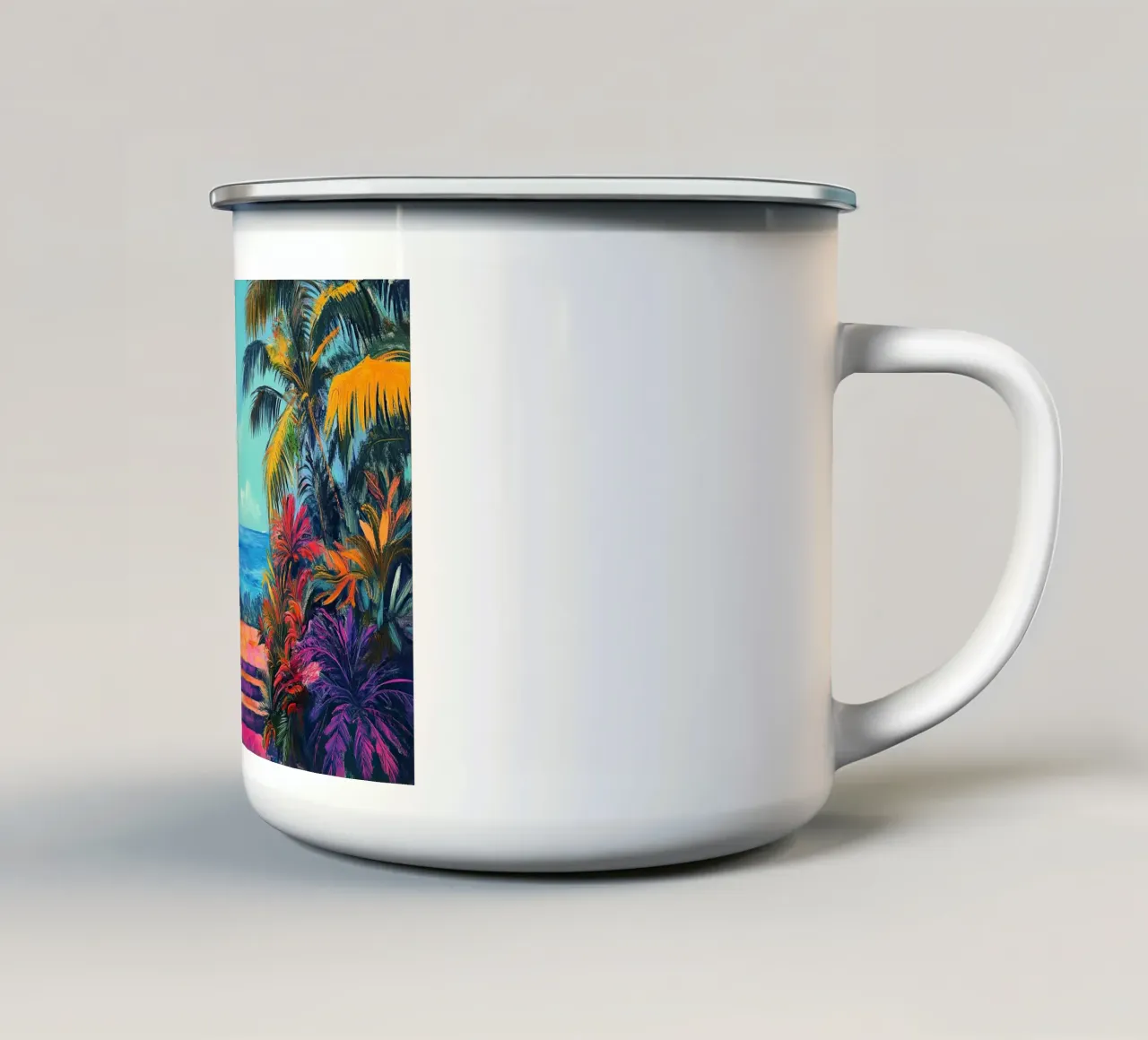 Open to Possibilities tazza in smalto da Nikis Art Studio