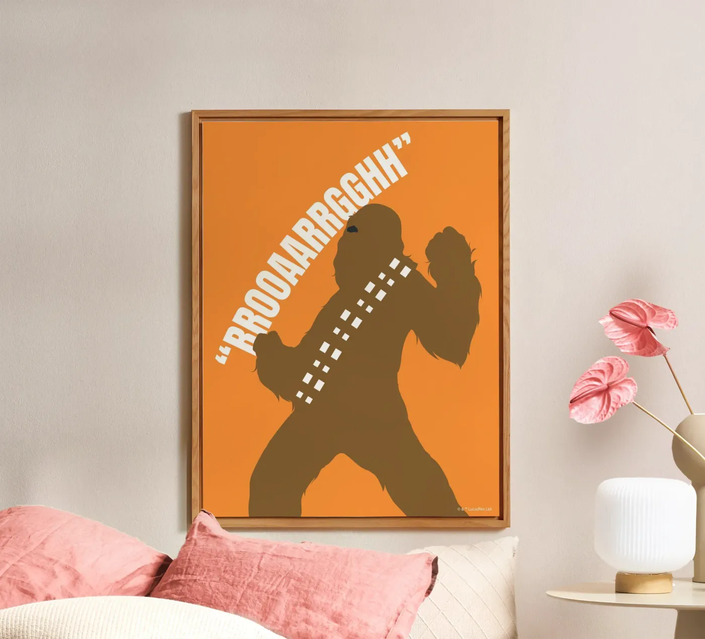 CHEWBACCA alluminio dibond da Star Wars