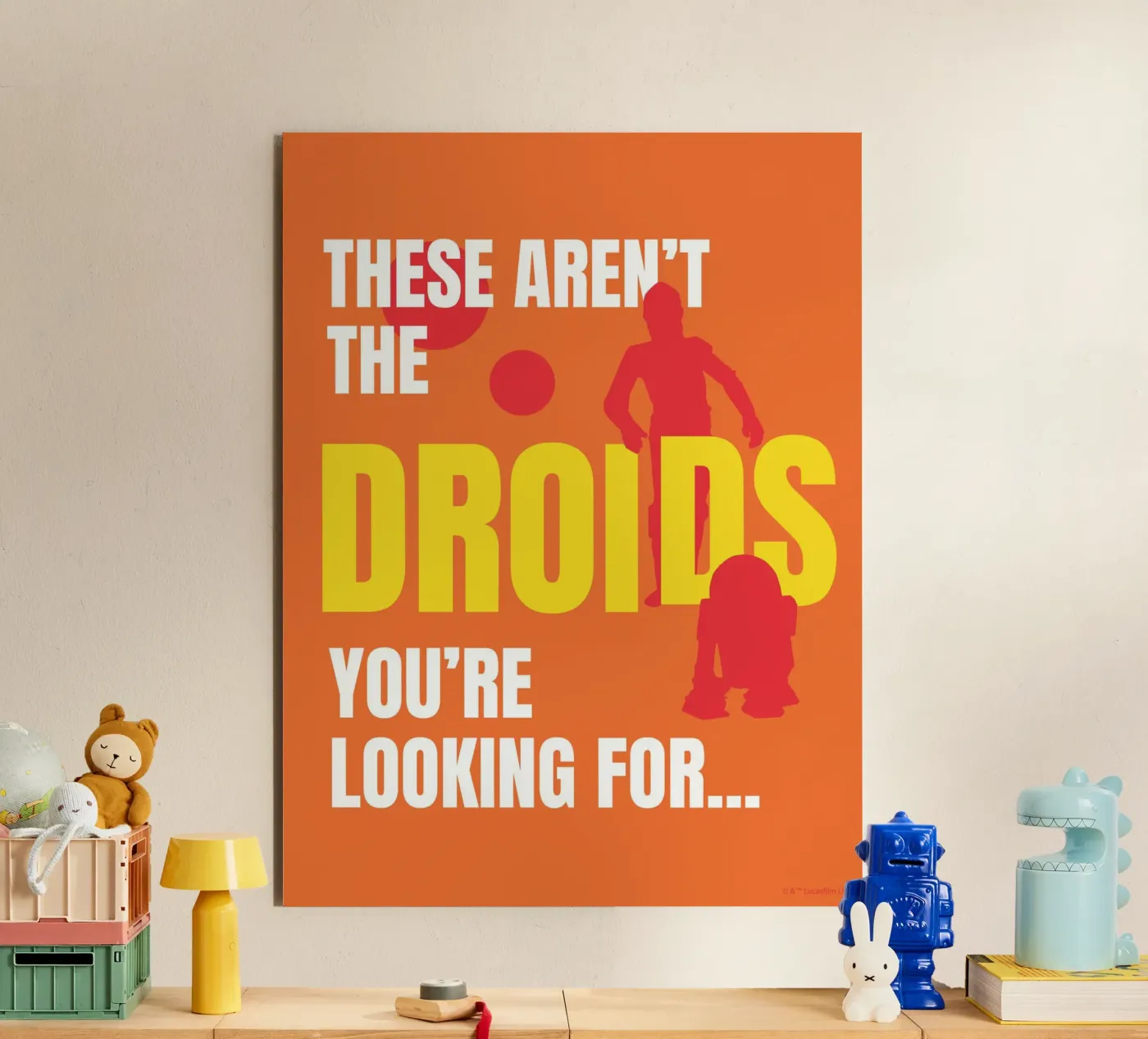 DROIDS alluminio dibond da Star Wars