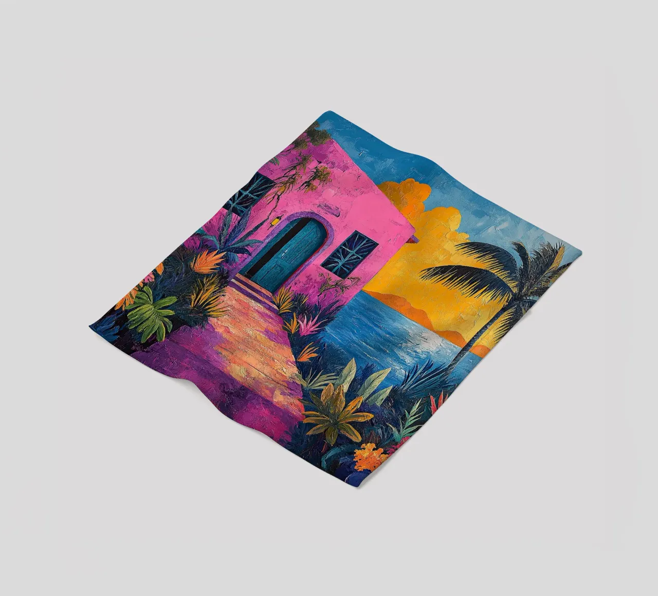 Sea and Sky Unveiled coperta in pile da Nikis Art Studio