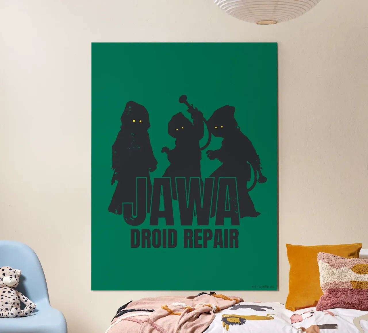JAWA - DROID REPAIR poster con telaio in plastica da Star Wars