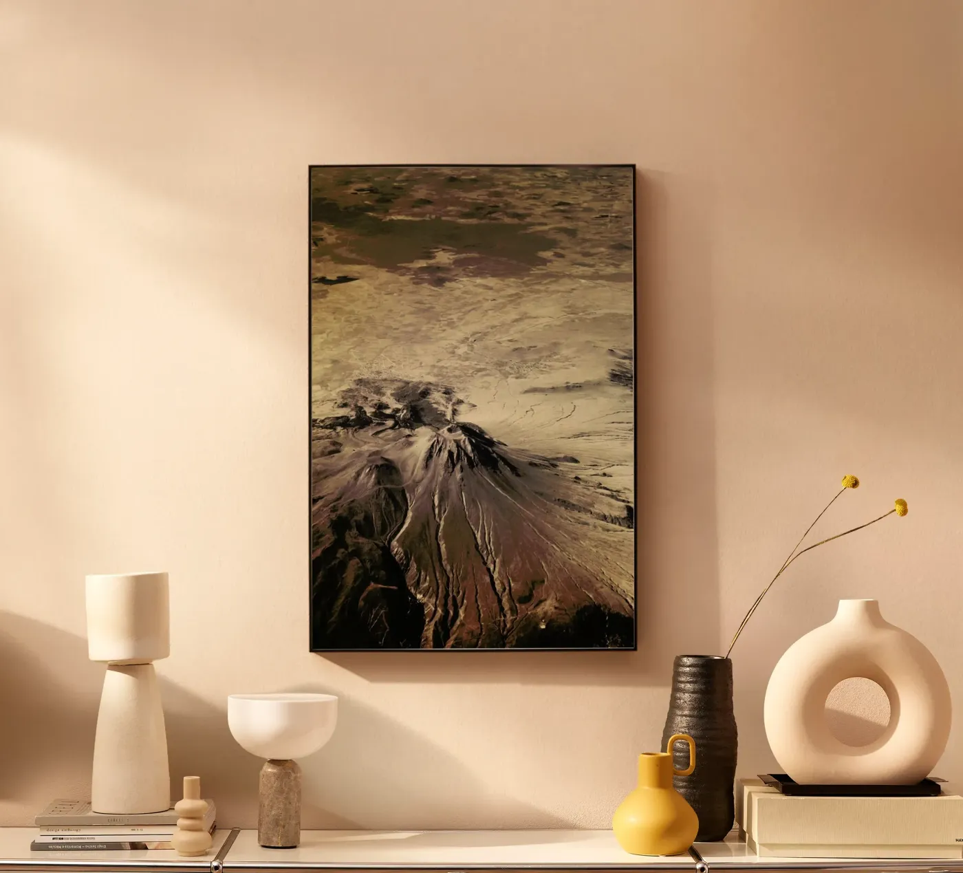 The Mountain Acryl-Glas von Pale Grain