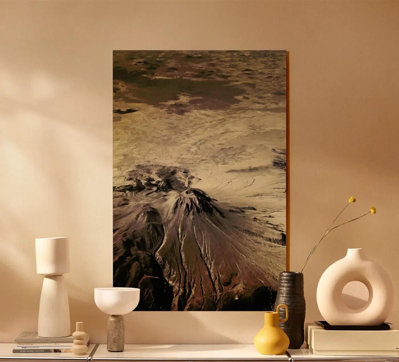 The Mountain Acryl-Glas von Pale Grain