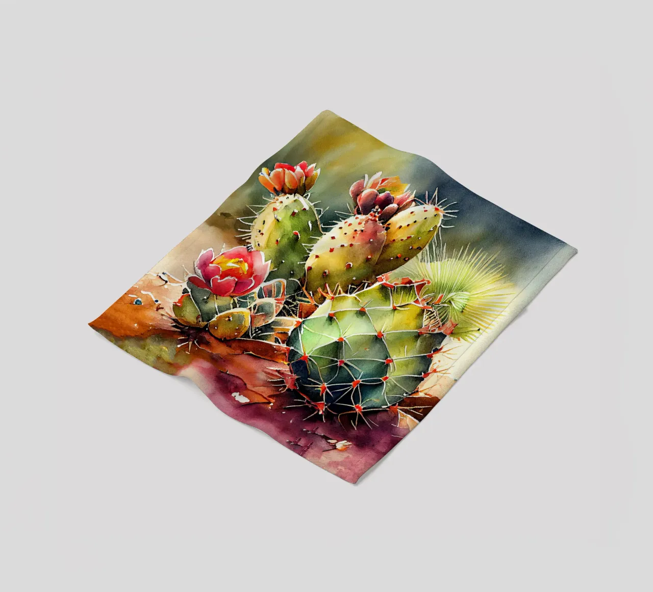 l'arte delle piante grasse e dei cactus coperta in pile da Justyna Jaszke JBJart