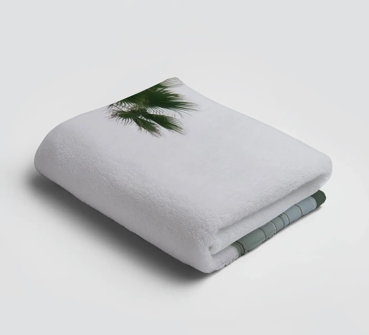 Lifeguard unter Palmen asciugamano da bagno da The Wild Creative Studio