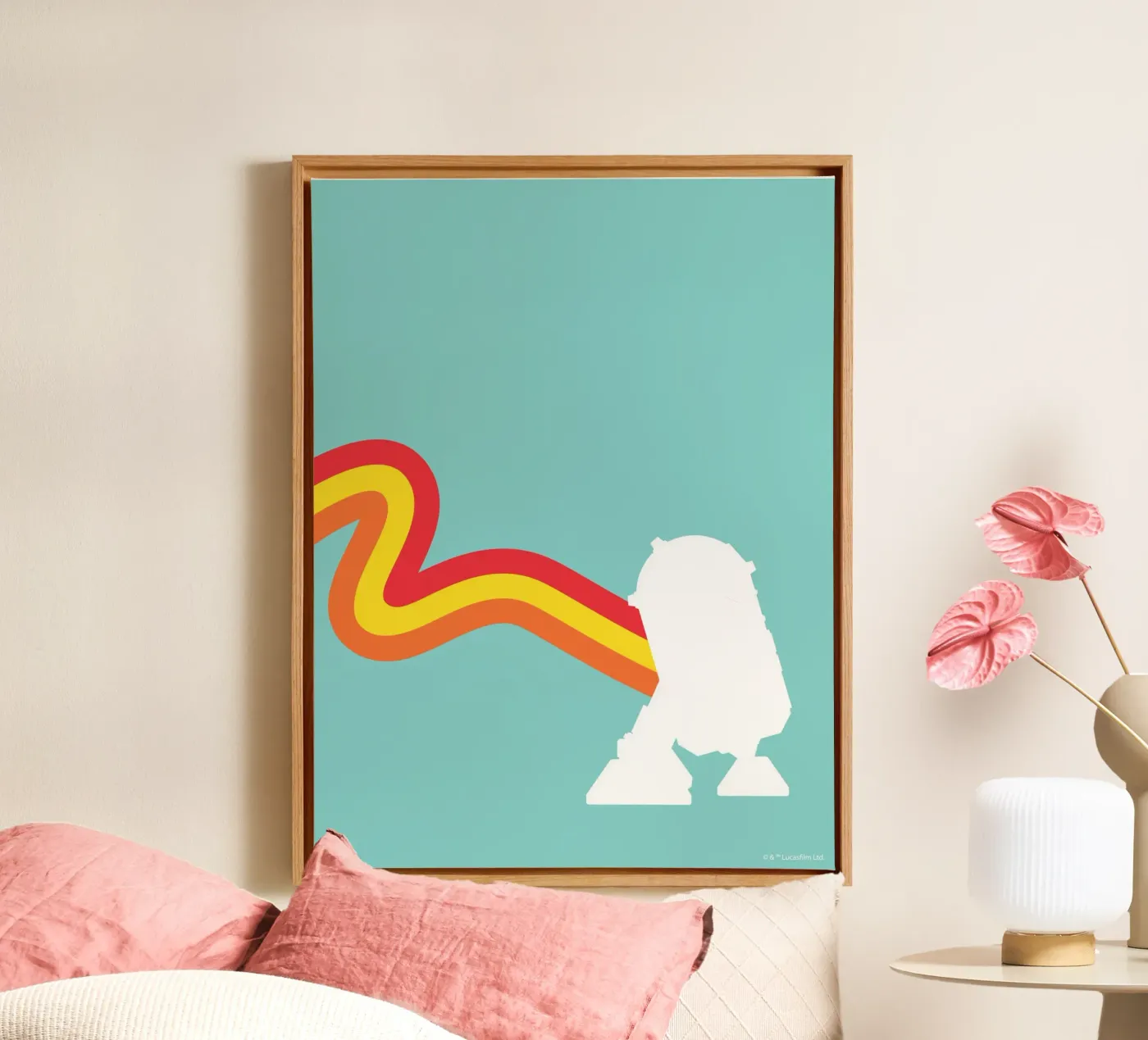 R2D2 tela da Star Wars