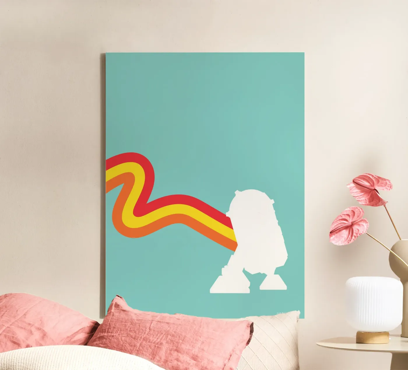 R2D2 tela da Star Wars