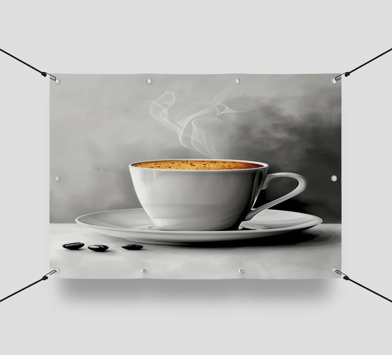 È l'ora del caffè telo in pvc da Justyna Jaszke JBJart