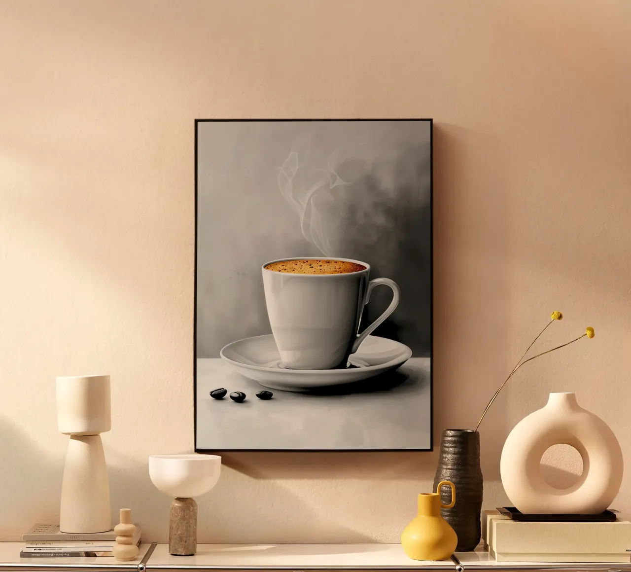 È l'ora del caffè alluminio dibond da Justyna Jaszke JBJart