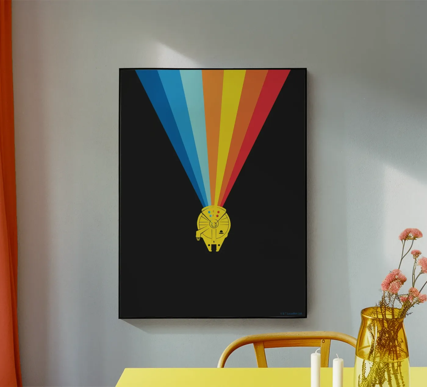 Millennium Falcon Acryl-Glas von Star Wars