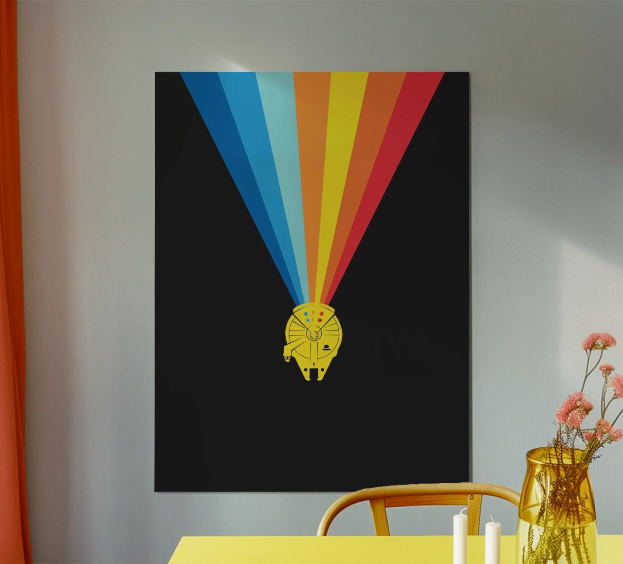 Millennium Falcon poster by Star Wars
