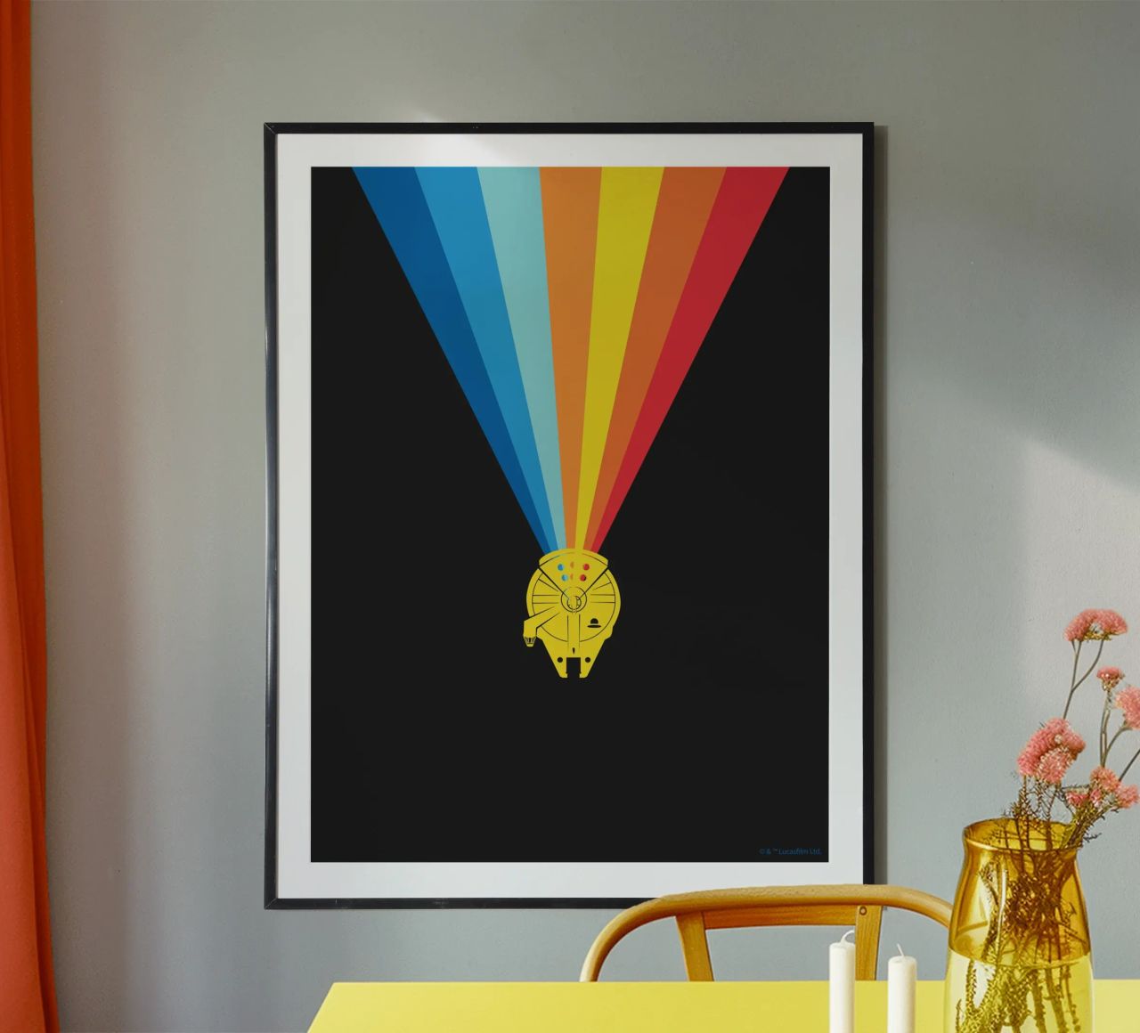 Millennium Falcon poster by Star Wars