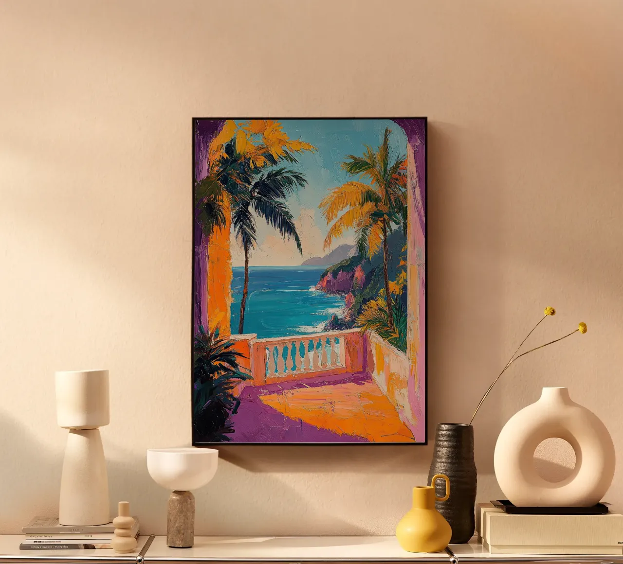 The Calm Beyond alluminio dibond da Nikis Art Studio