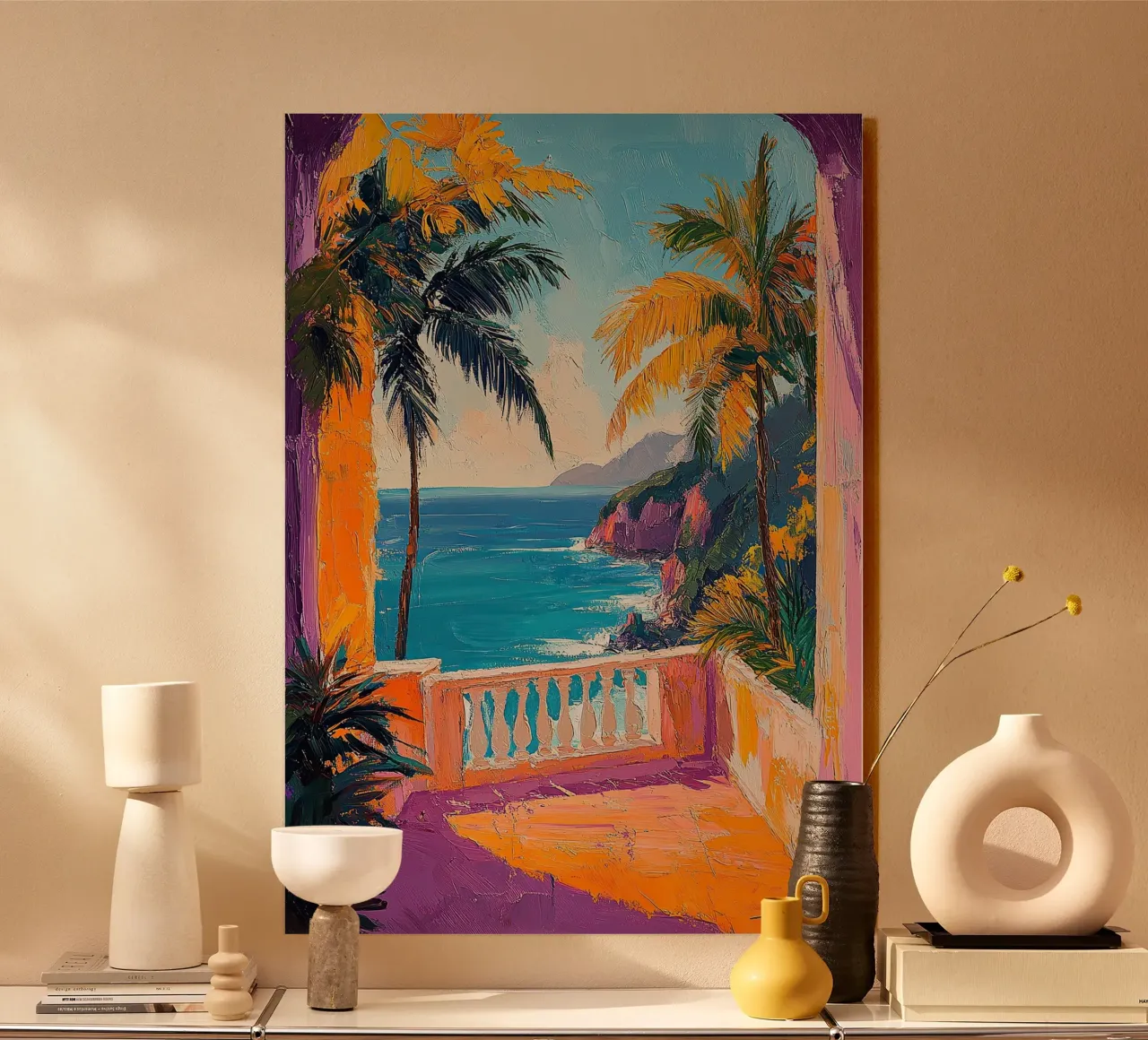 The Calm Beyond alluminio dibond da Nikis Art Studio