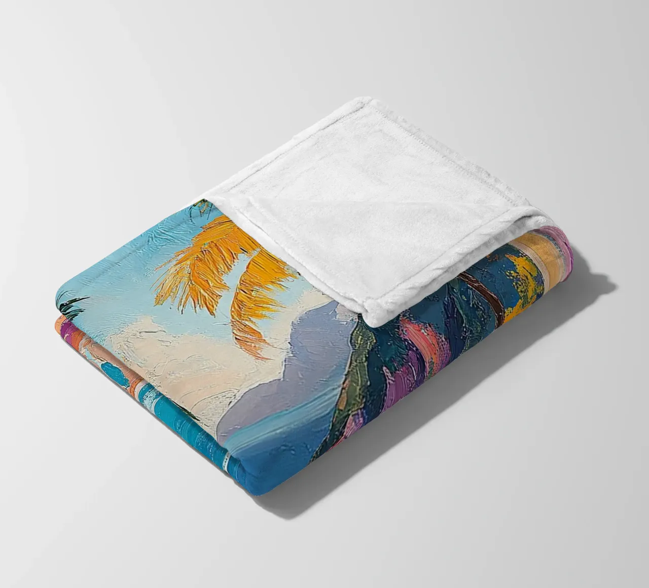 The Calm Beyond coperta in pile da Nikis Art Studio