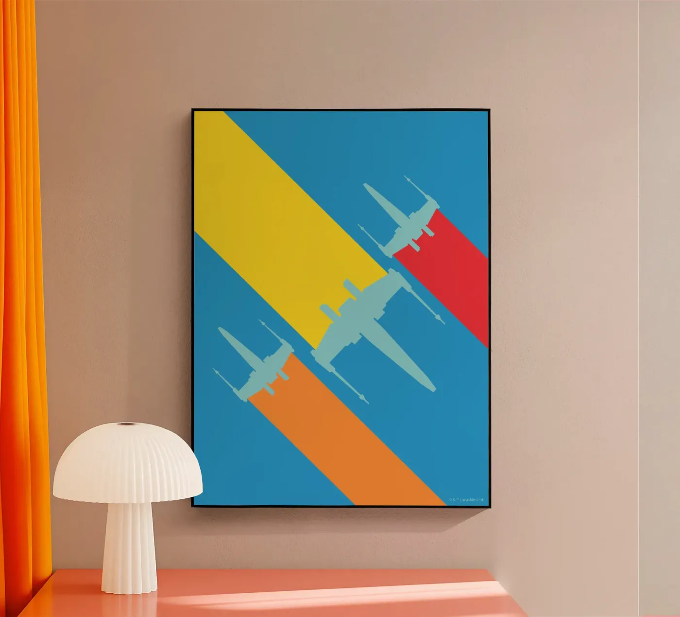 X-Wing Starfighter plexiglass da Star Wars