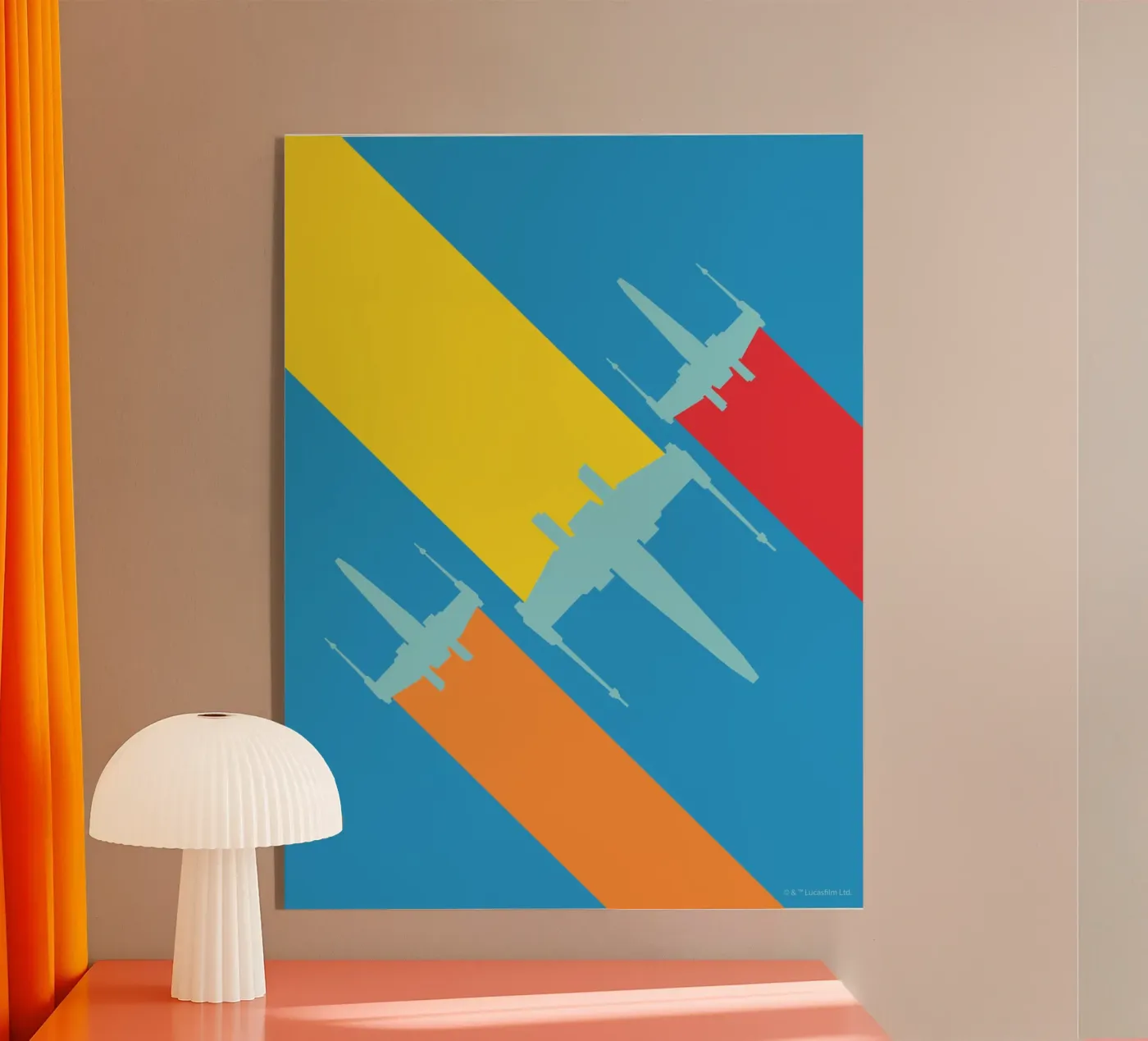 X-Wing Starfighter plexiglass da Star Wars