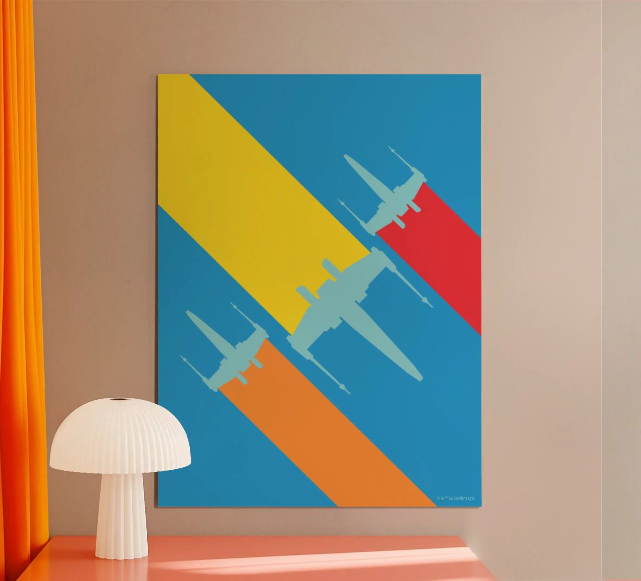 X-Wing Starfighter poster by Star Wars