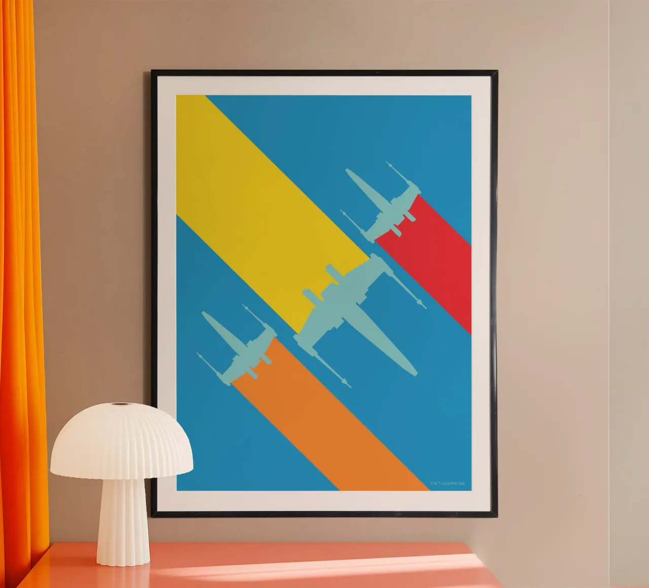 X-Wing Starfighter poster by Star Wars