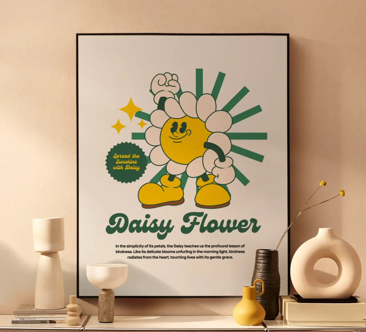 DAISY FLOWER acrylic glass by Einfach Uebel