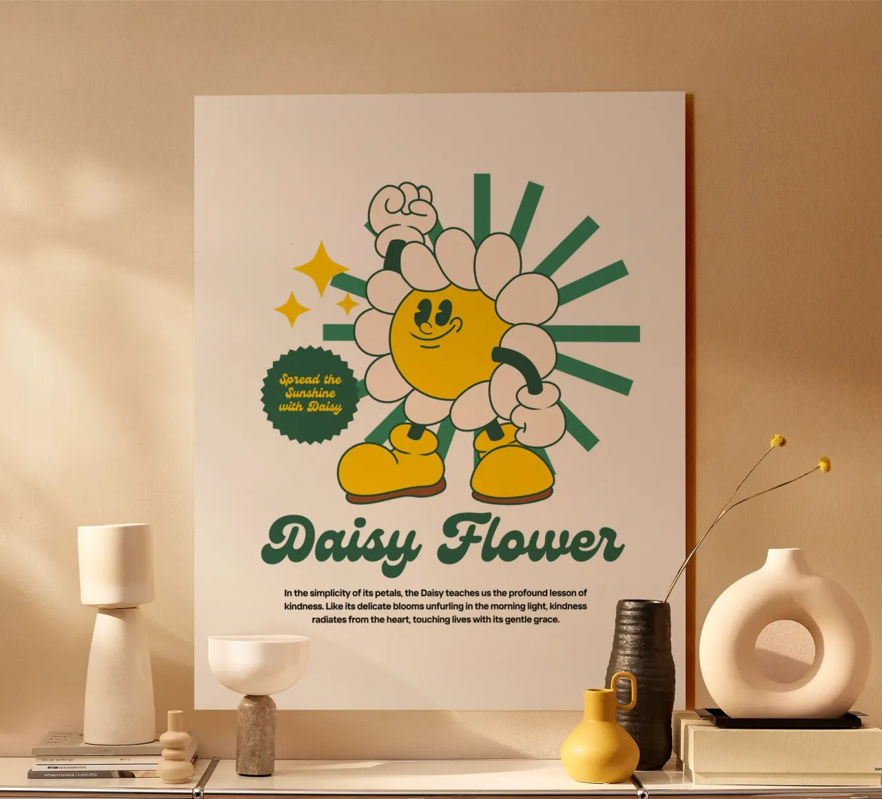 DAISY FLOWER acrylic glass by Einfach Uebel