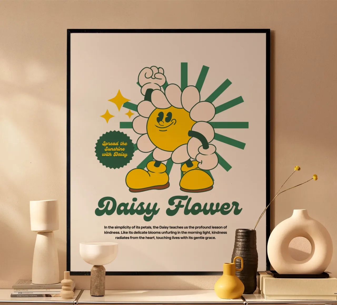 DAISY FLOWER poster da Einfach Uebel