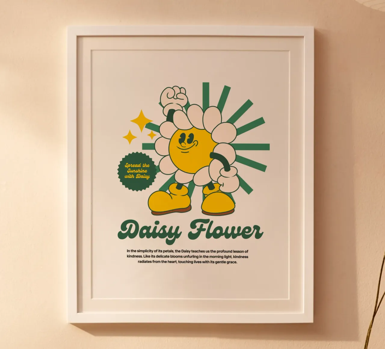 DAISY FLOWER poster da Einfach Uebel