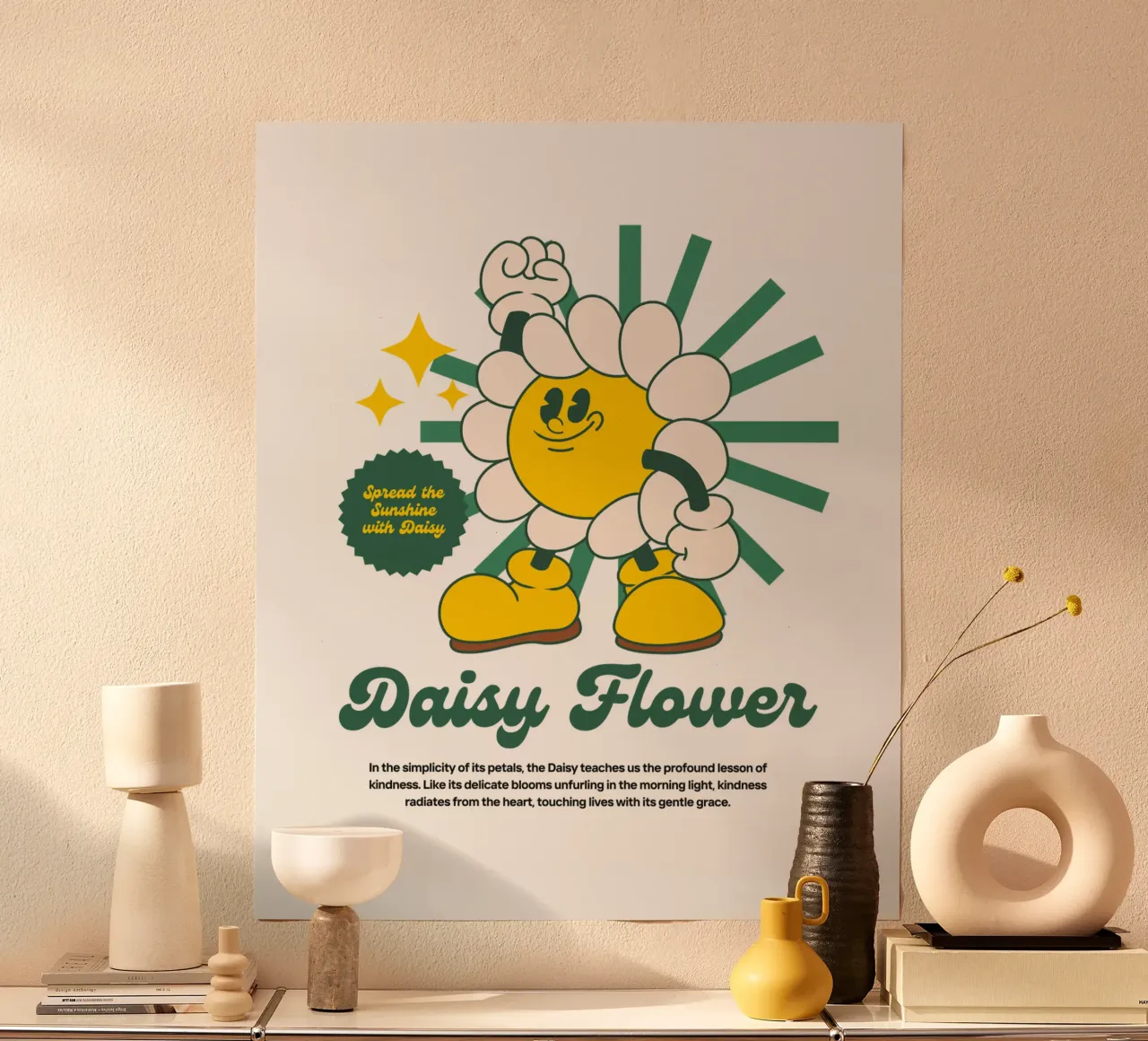 DAISY FLOWER poster da Einfach Uebel