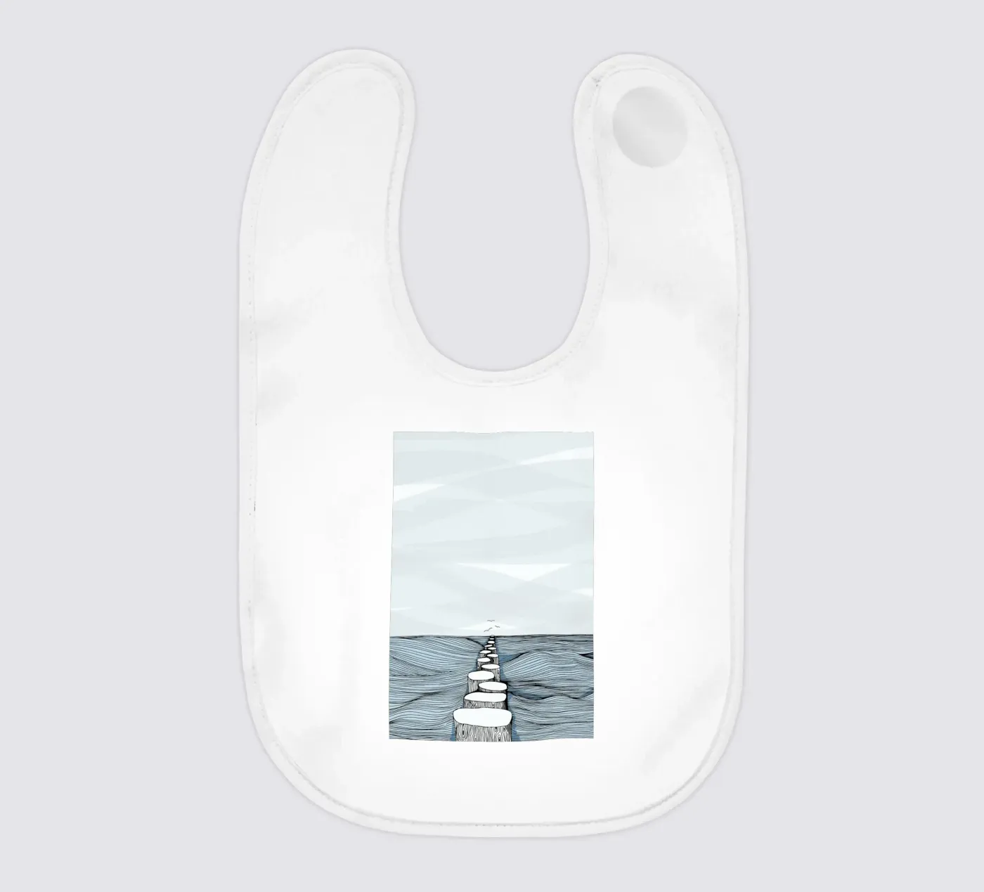 Something Calm Babylätzchen von Waltraud Rieken