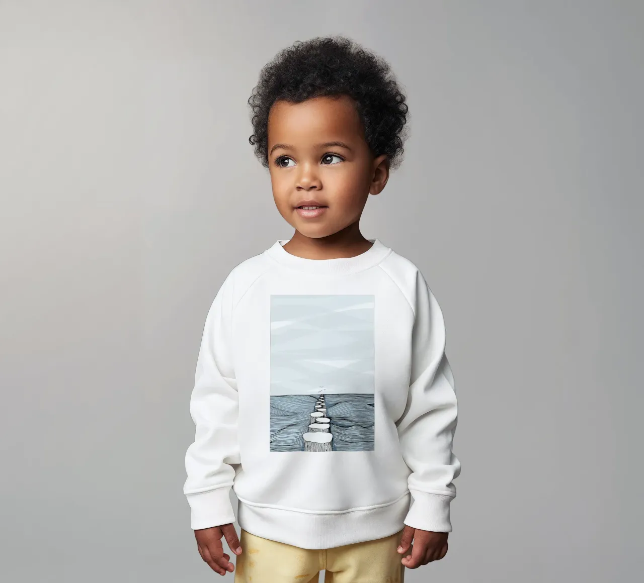 Something Calm baby sweatshirt by Waltraud Rieken