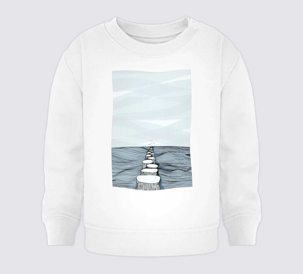 Something Calm felpa neonato da Waltraud Rieken