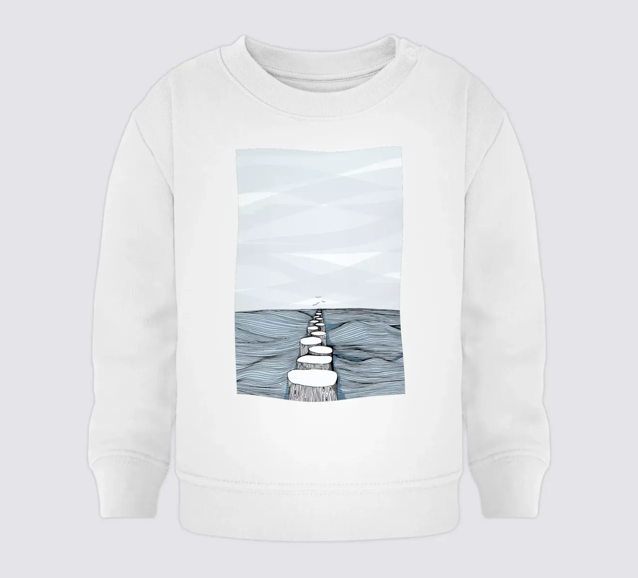 Something Calm felpa neonato da Waltraud Rieken