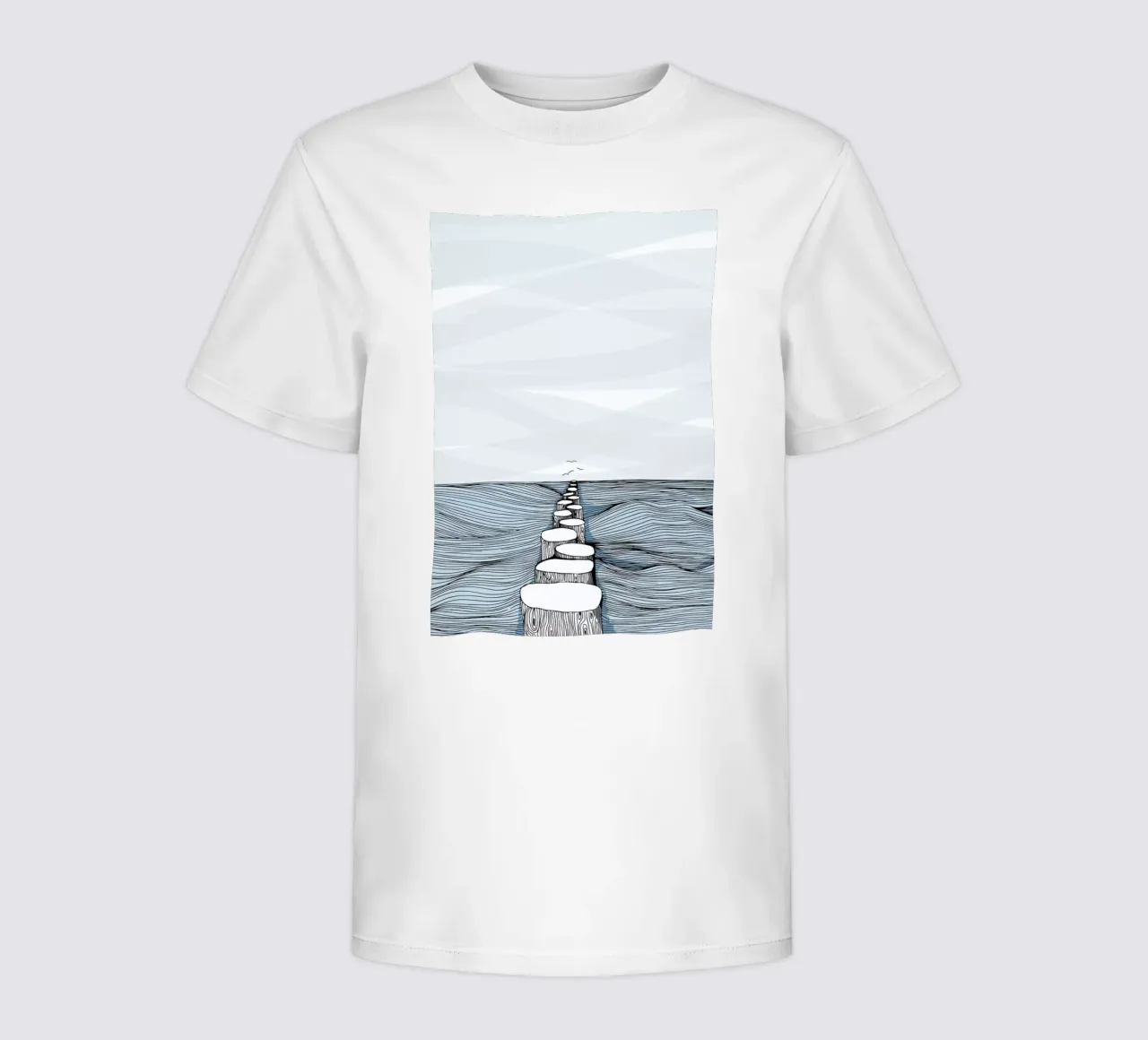 Something Calm t-shirt bambini da Waltraud Rieken