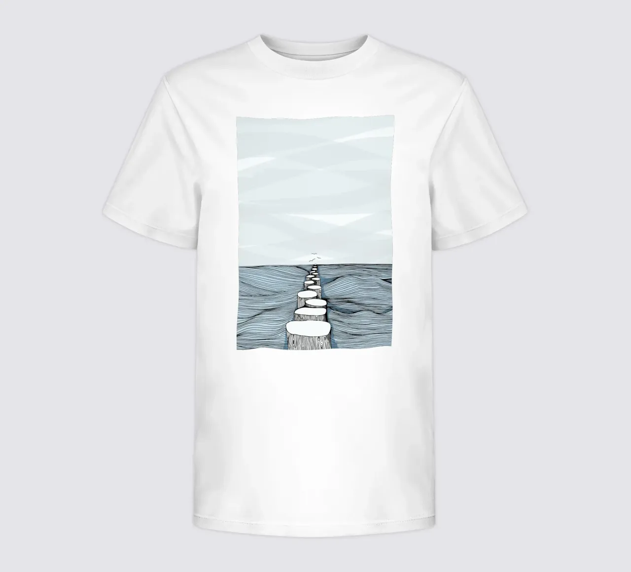 Something Calm t-shirt bambini da Waltraud Rieken