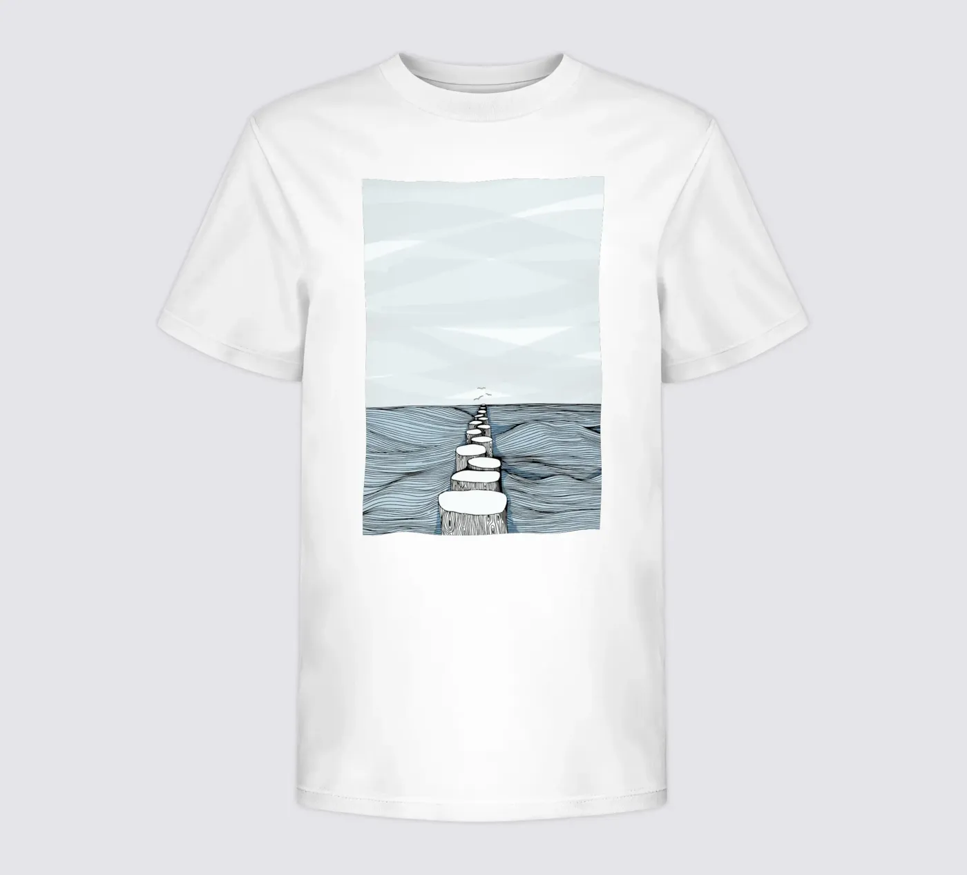 Something Calm t-shirt bambini da Waltraud Rieken