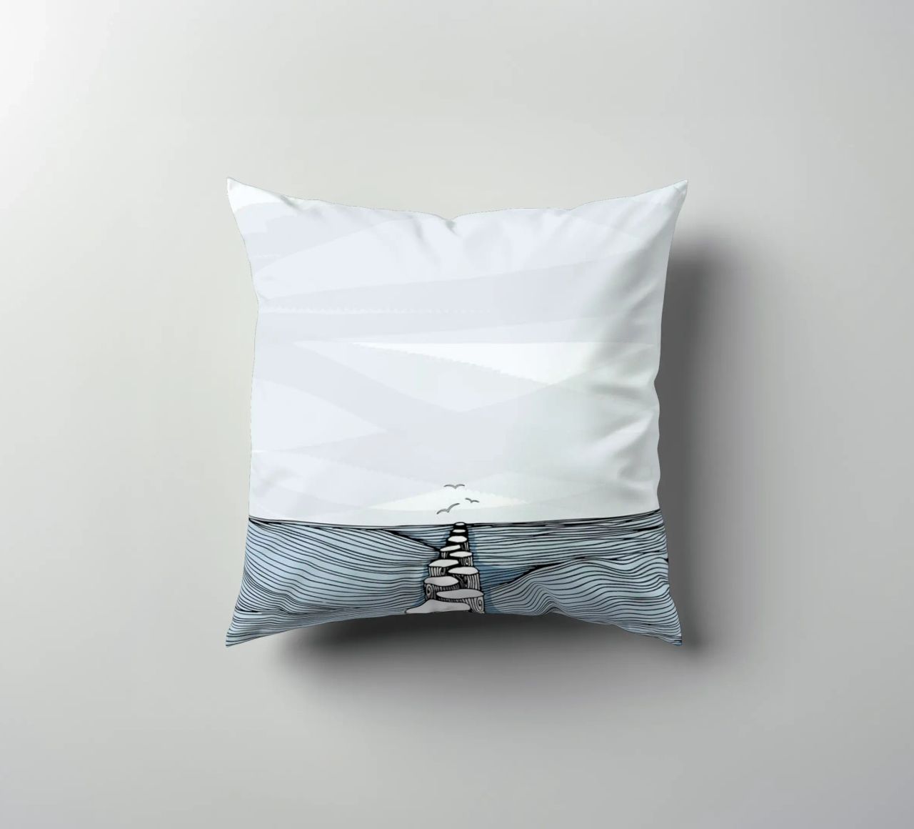 Something Calm cuscino da Waltraud Rieken