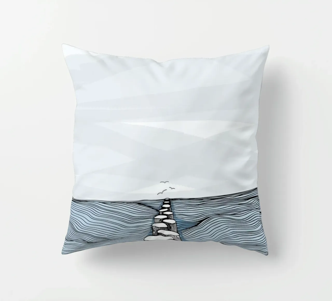 Something Calm cuscino da Waltraud Rieken