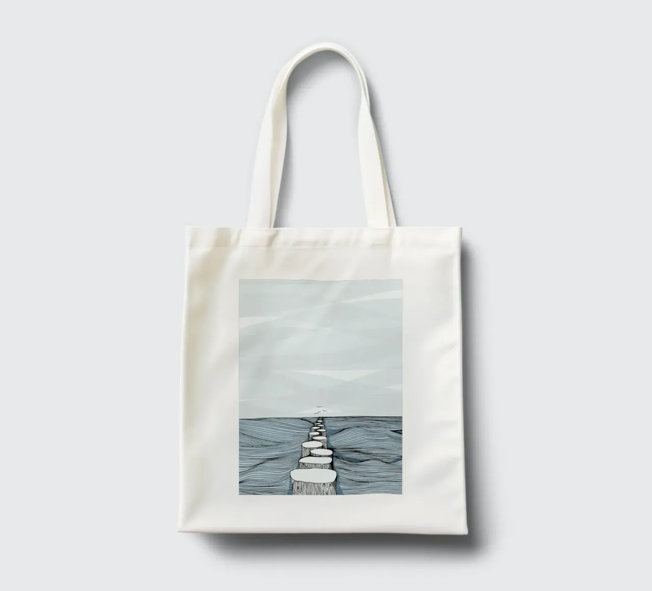Something Calm borsa in juta da Waltraud Rieken