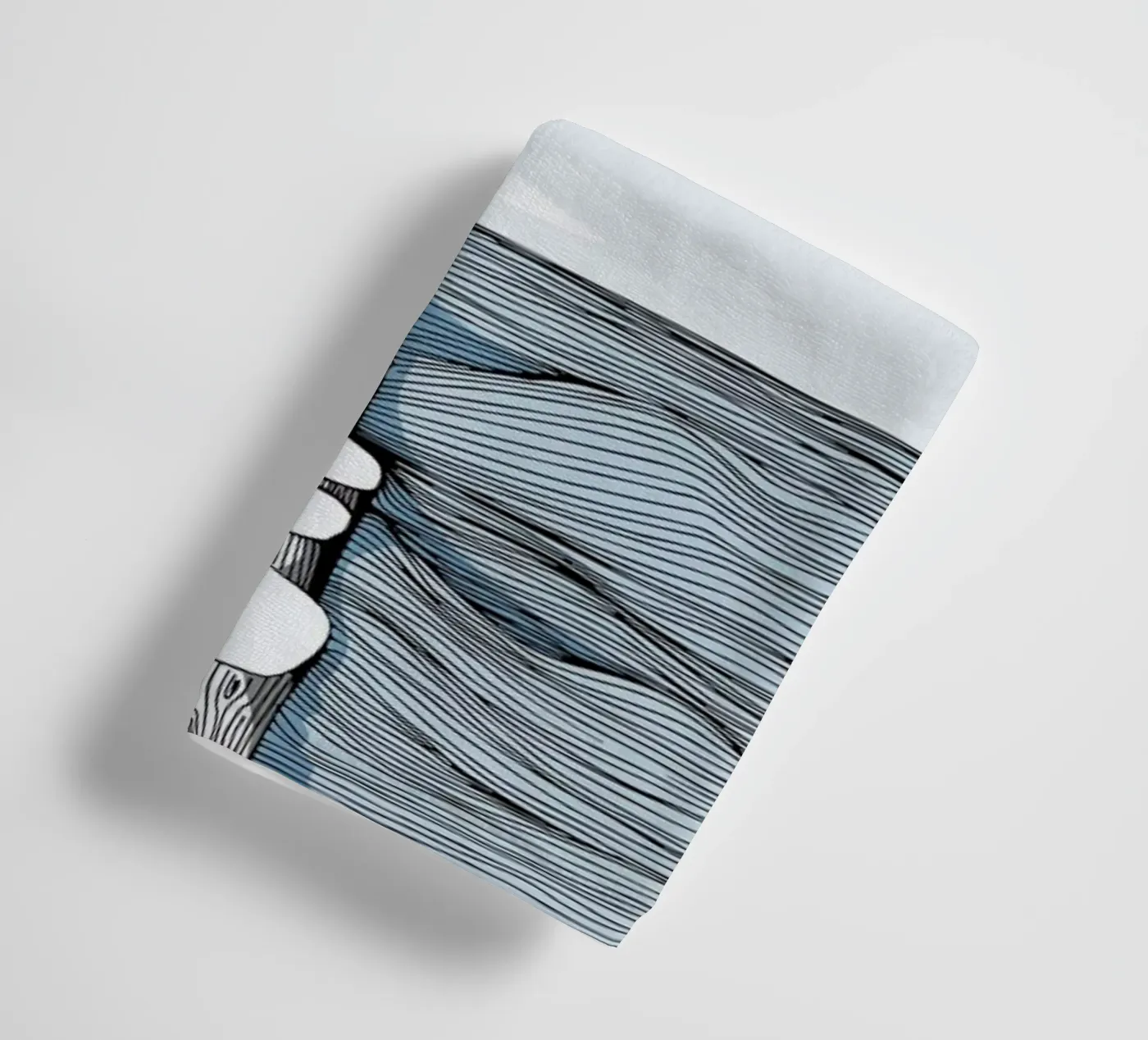 Something Calm towel by Waltraud Rieken