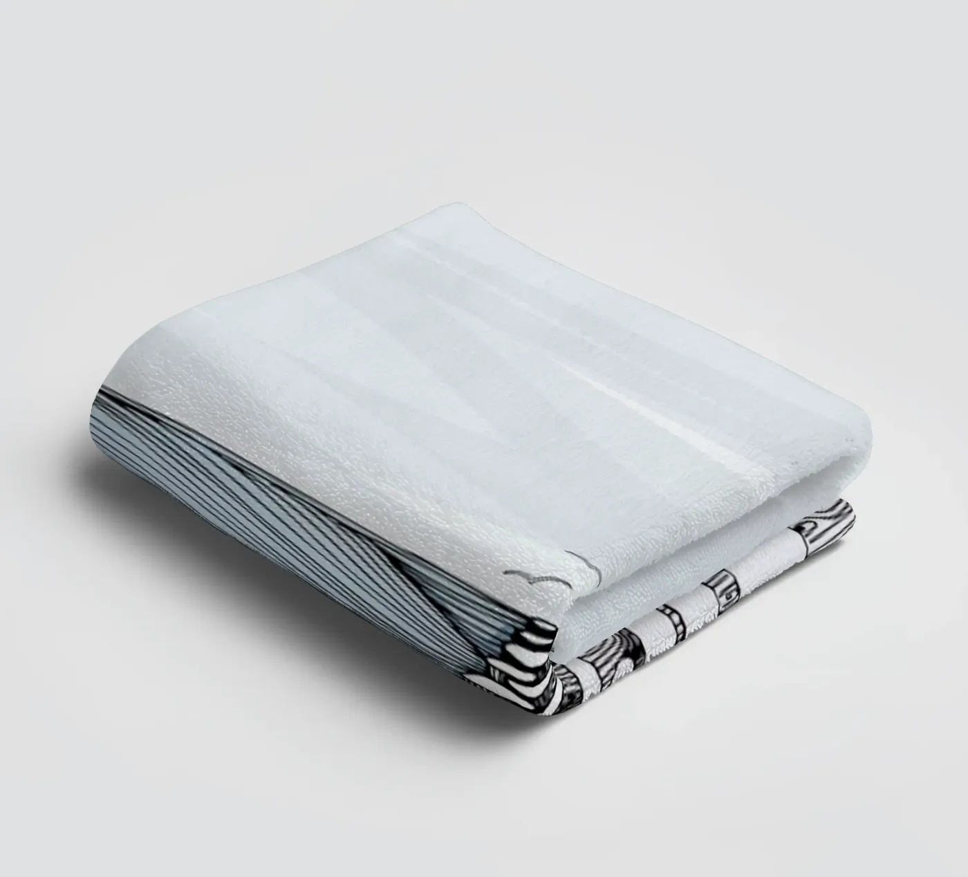 Something Calm towel by Waltraud Rieken