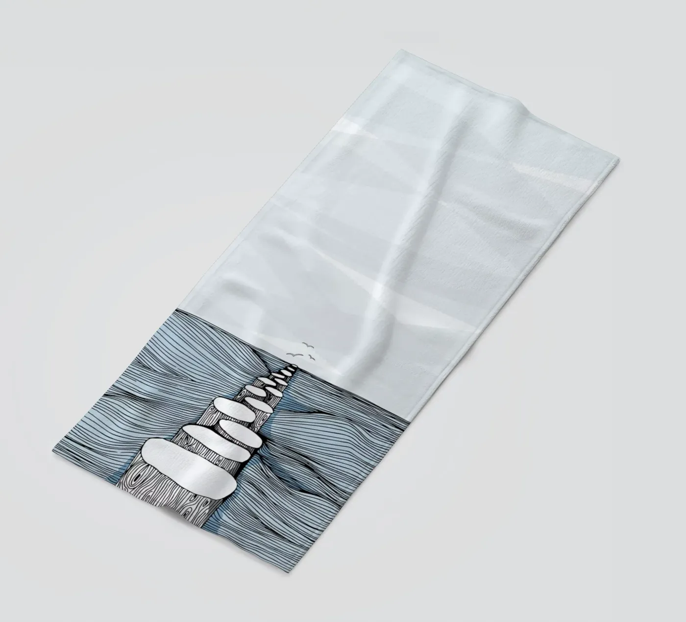 Something Calm Strandtuch von Waltraud Rieken