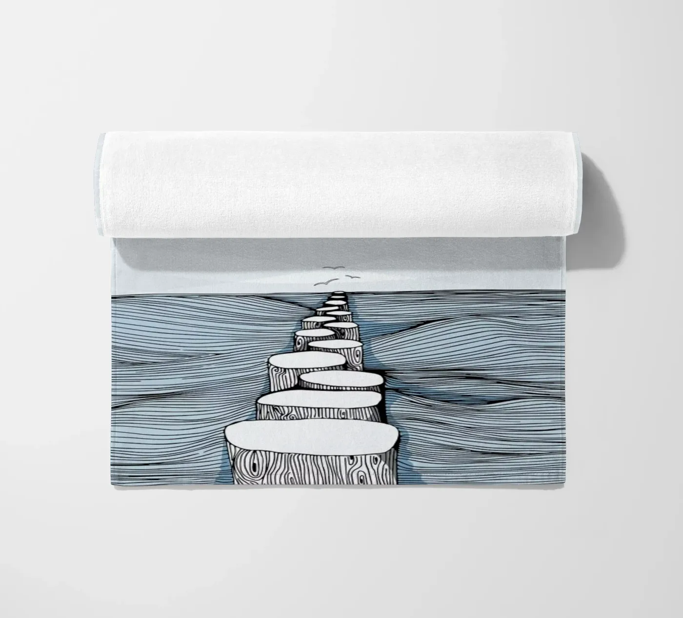 Something Calm strandhanddoek van Waltraud Rieken