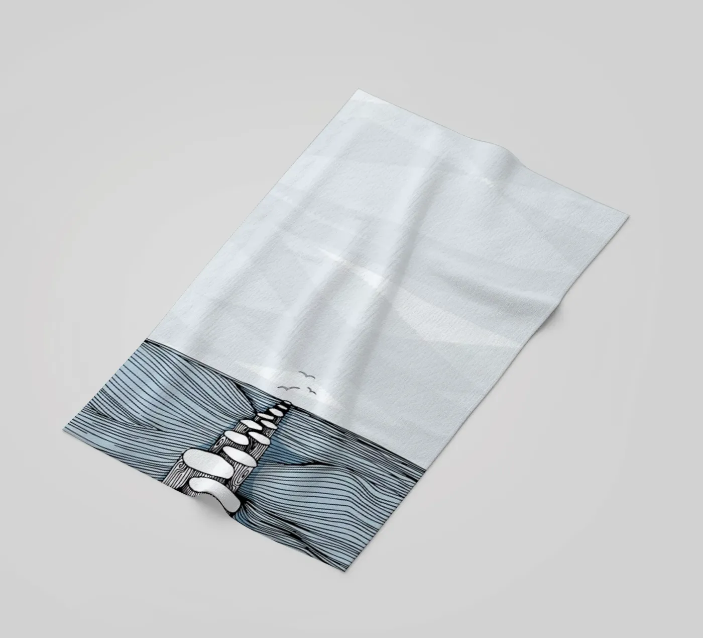 Something Calm Strandtuch von Waltraud Rieken