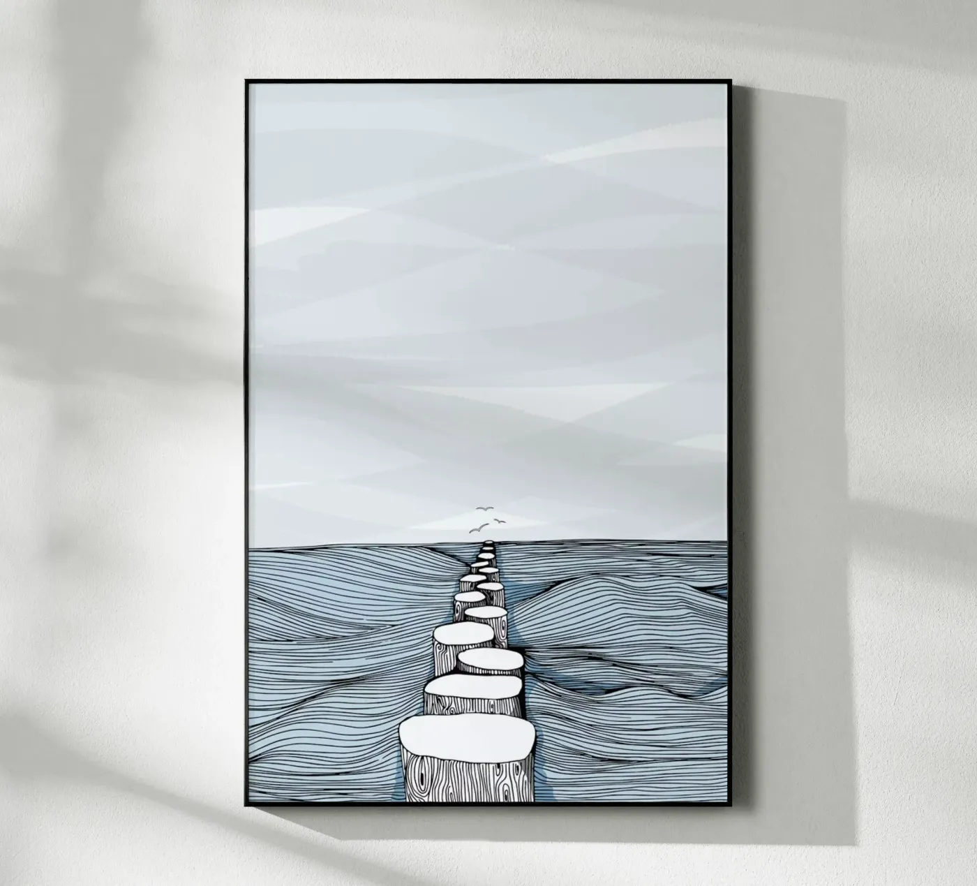 Something Calm acryl van Waltraud Rieken